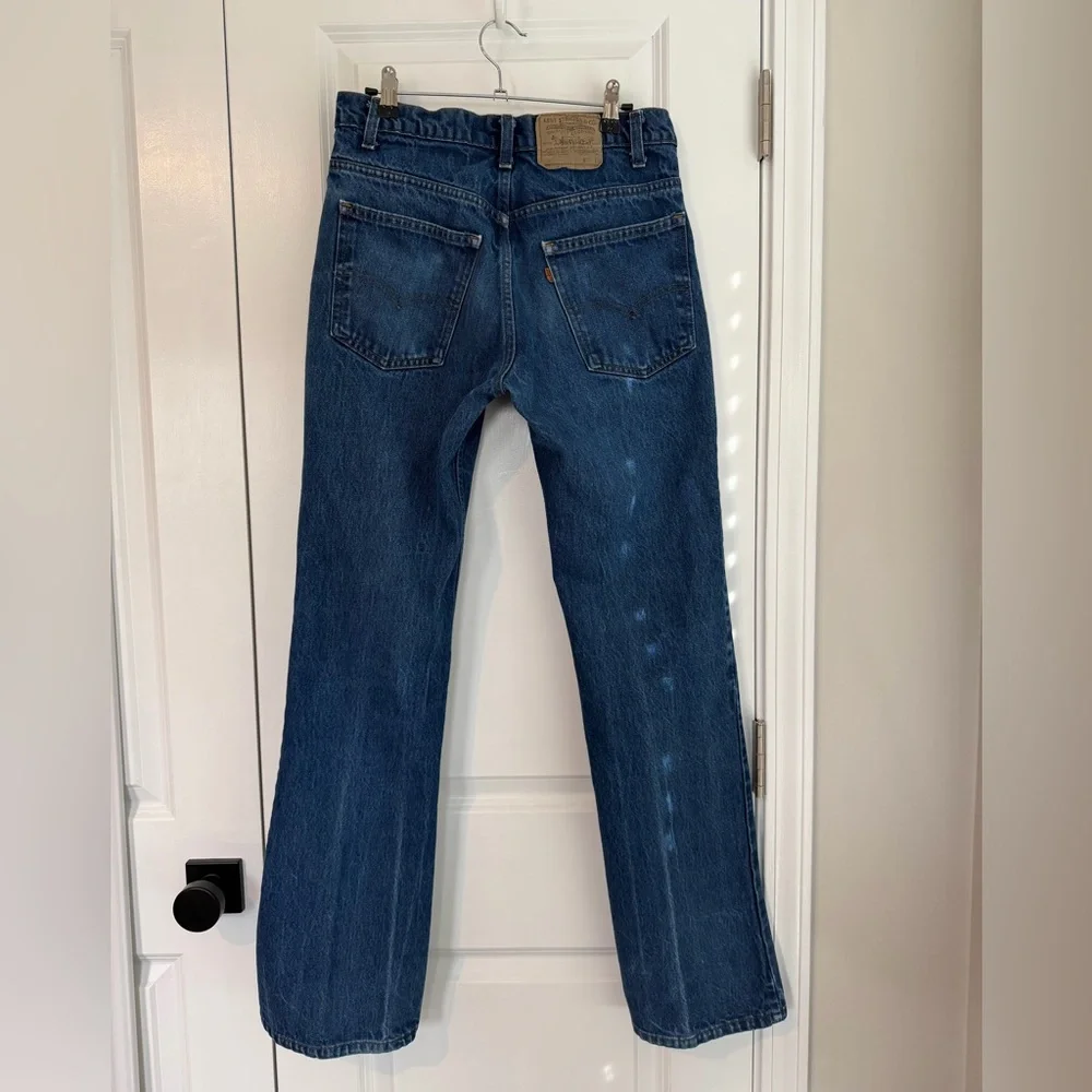 Vintage Levi’s Orange Tab 70’s 20517 0217 Denim Jeans Dark Wash Size 32 X 34